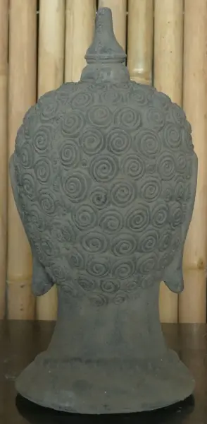 Product image 4 of the product “Thai bust, 43 cm, antique finish, cast lava stone ”